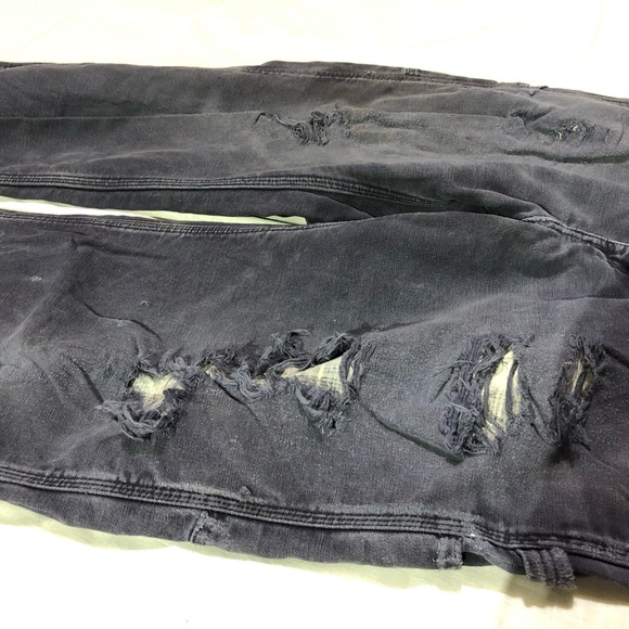 Carhartt Canvas Duck Flannel Blanket Lined Distressed Grunge Workwear 36 - Picture 7 of 12